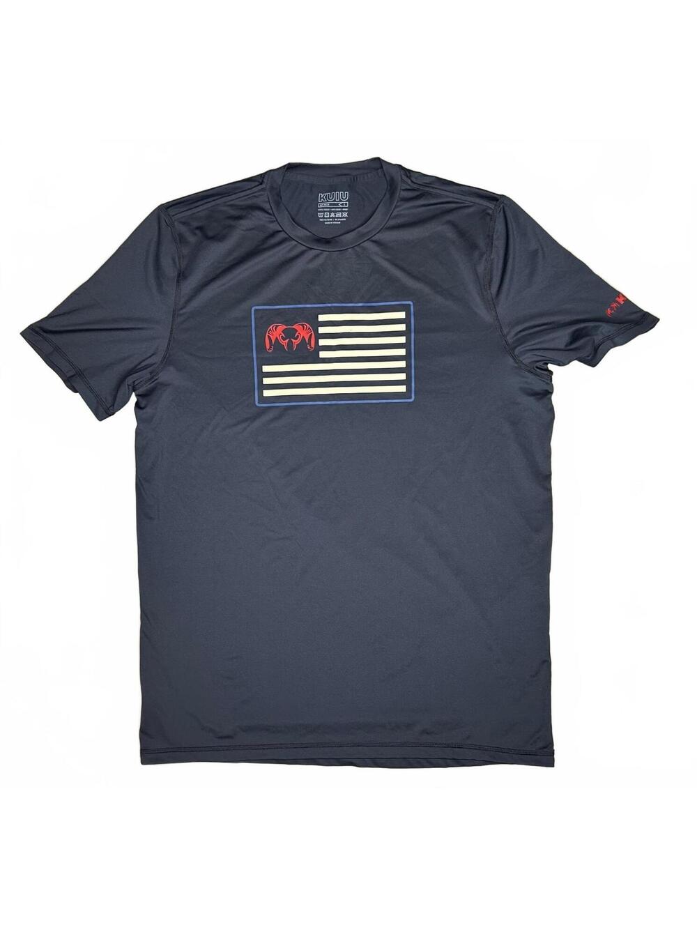 Kuiu AP Tech Short Sleeve Performance T-Shirt Blue Mens XL